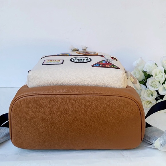 NWT Coach West Backpack With Patches cj512 - Picture 8 of 11
